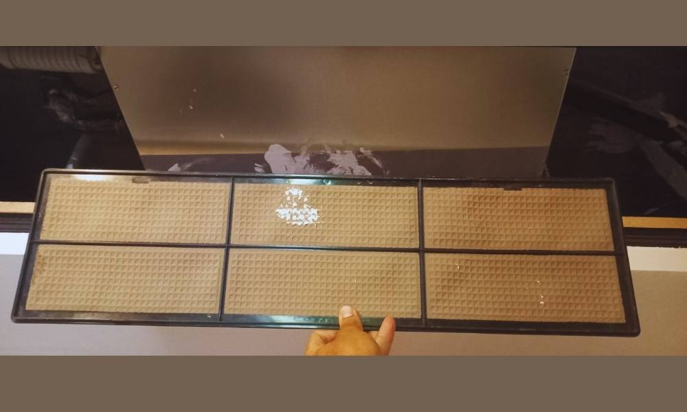 Filtre propre après nettoyage